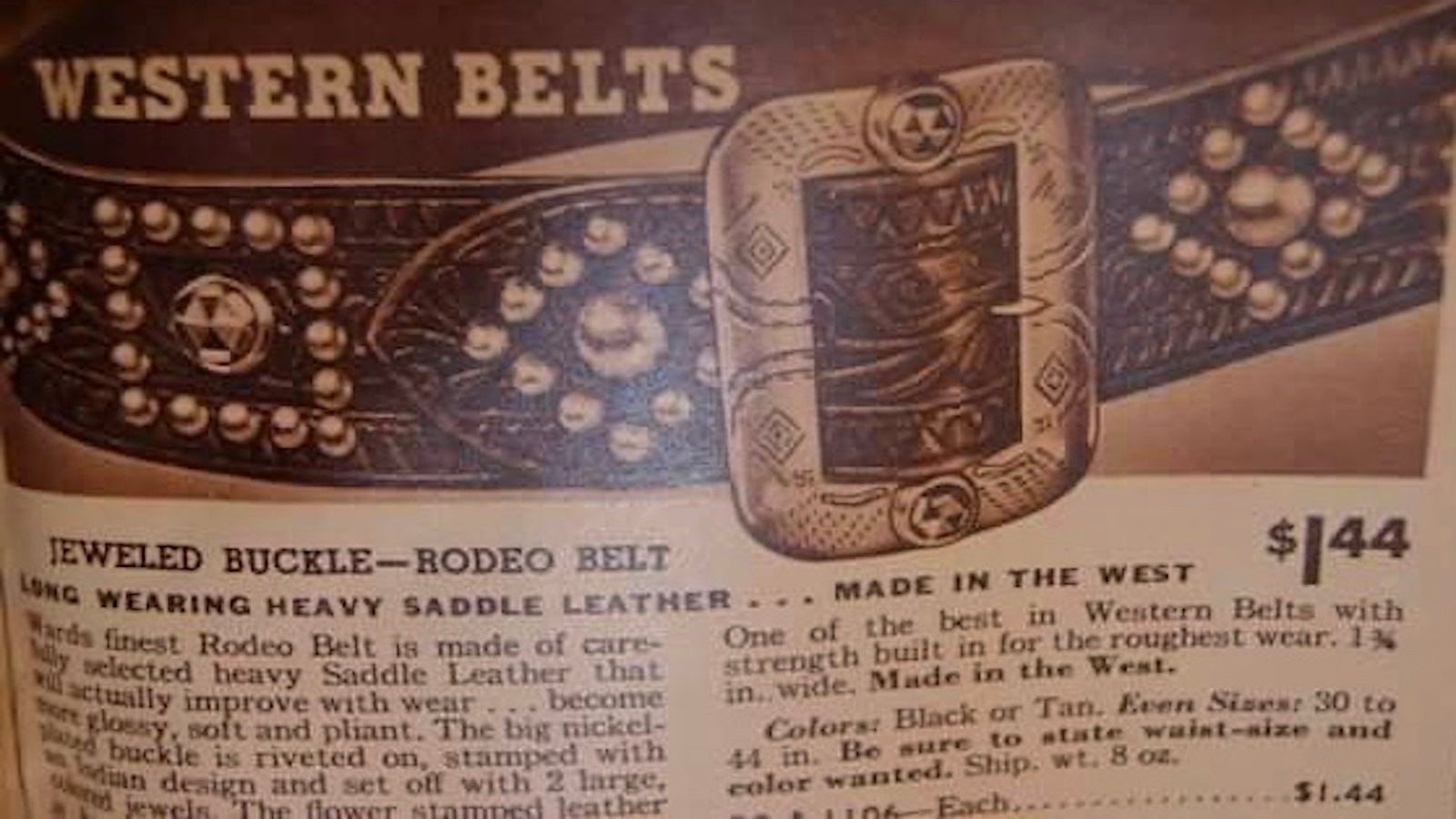 ACE Western Belts