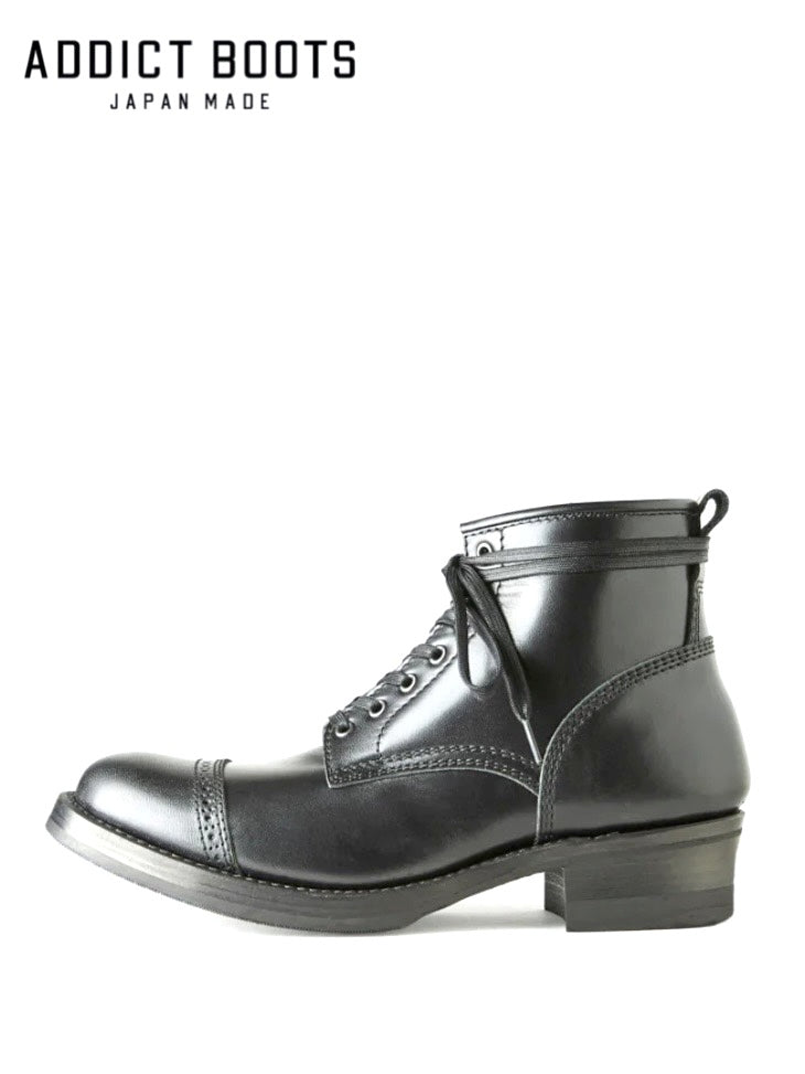 ADDICT BOOTS - AB-02CH-ST HORSEHIDE CAP TOE LACE-UP STANDARD