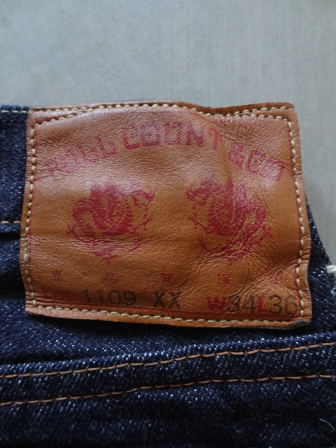 1109XX - Slim Straight - 15.5 oz Selvedge Denim - One Washed