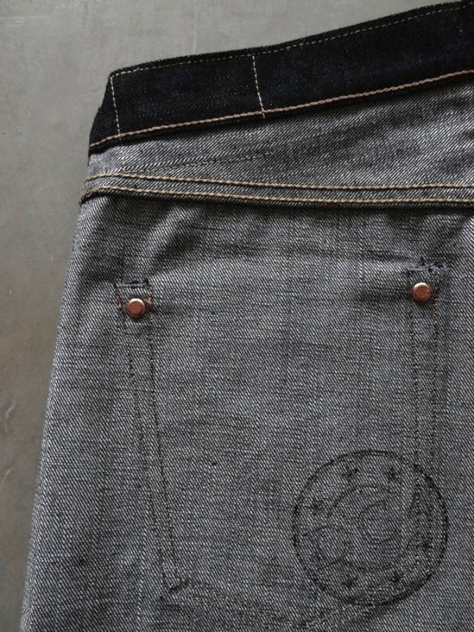 HARD BIRD - 14.5oz Selvedge Denim - U.S. Texas Cotton - Tapered Cut - Produced by *The Flat Head*