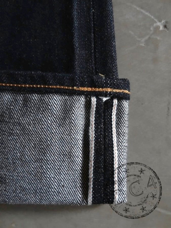 HARD BIRD - 14.5oz Selvedge Denim - U.S. Texas Cotton - Tapered Cut - Produced by *The Flat Head*