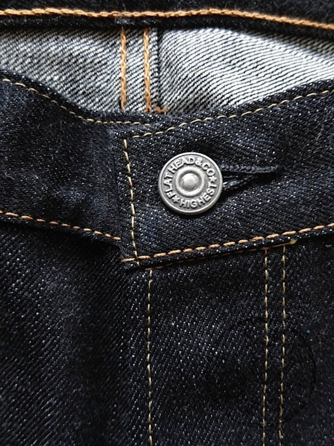 HARD BIRD - 14.5oz Selvedge Denim - U.S. Texas Cotton - Tapered Cut - Produced by *The Flat Head*