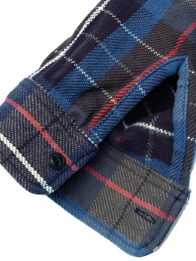 14.5oz Heavy Flannel Shirt - 502653 - Blue
