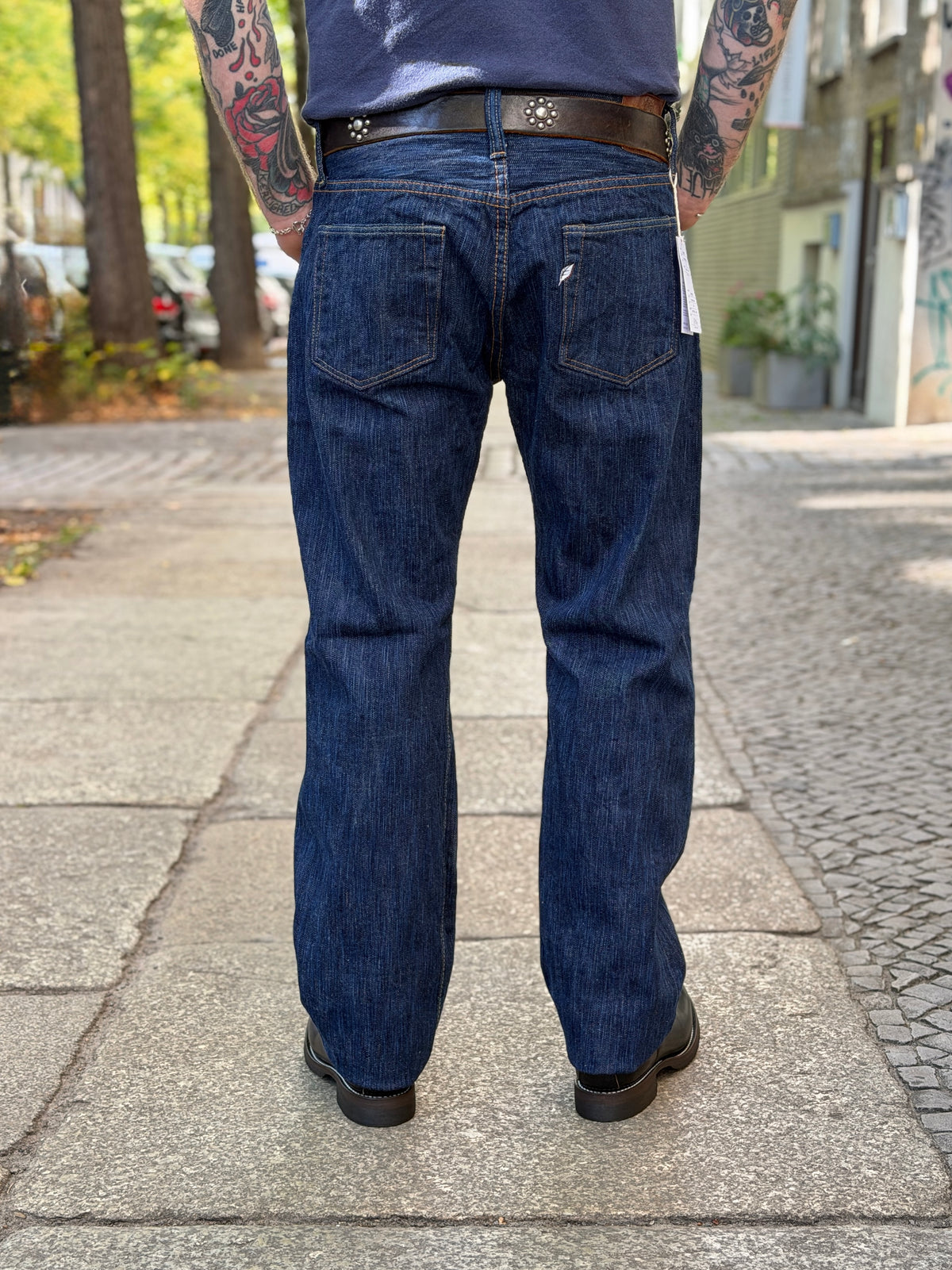 AI-003 - 16oz. Natural Indigo Hank-dyed Denim - Regular Straight