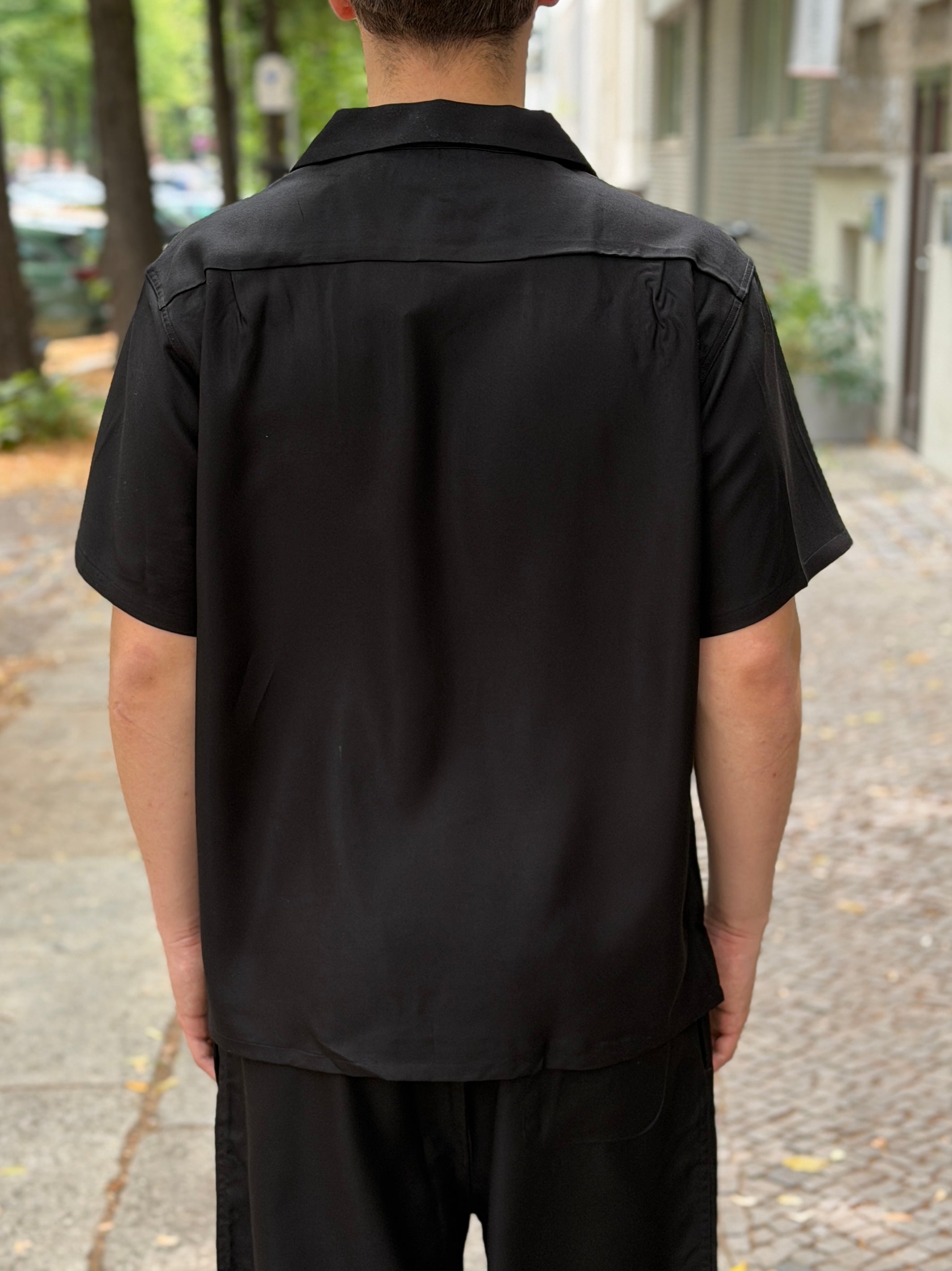 WEARMASTERS - Lot.878 Flap Pocket Rayon Shirt - Black