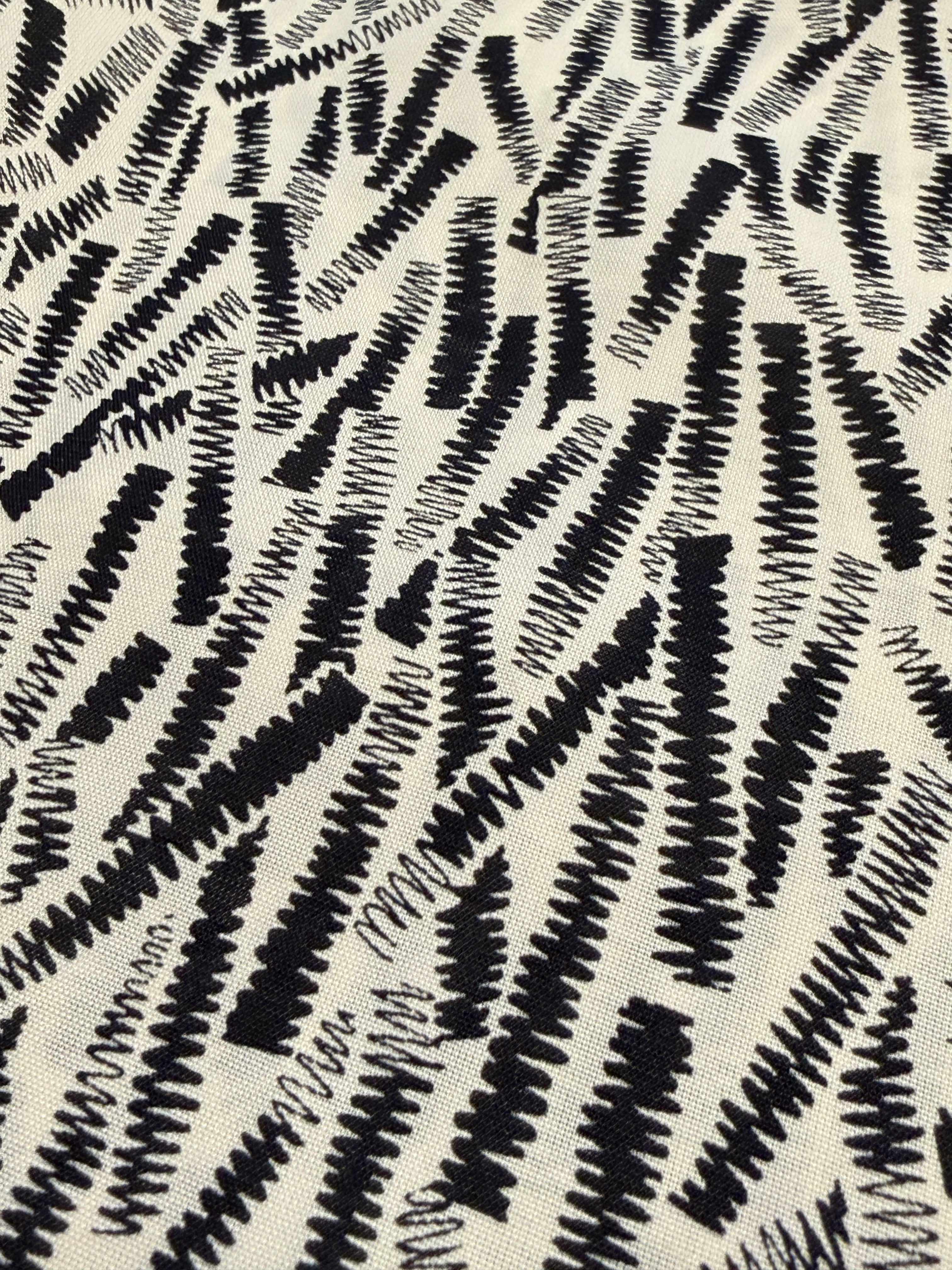 WEARMASTERS - Lot.912 Zig-Zag Rayon Shirt - White