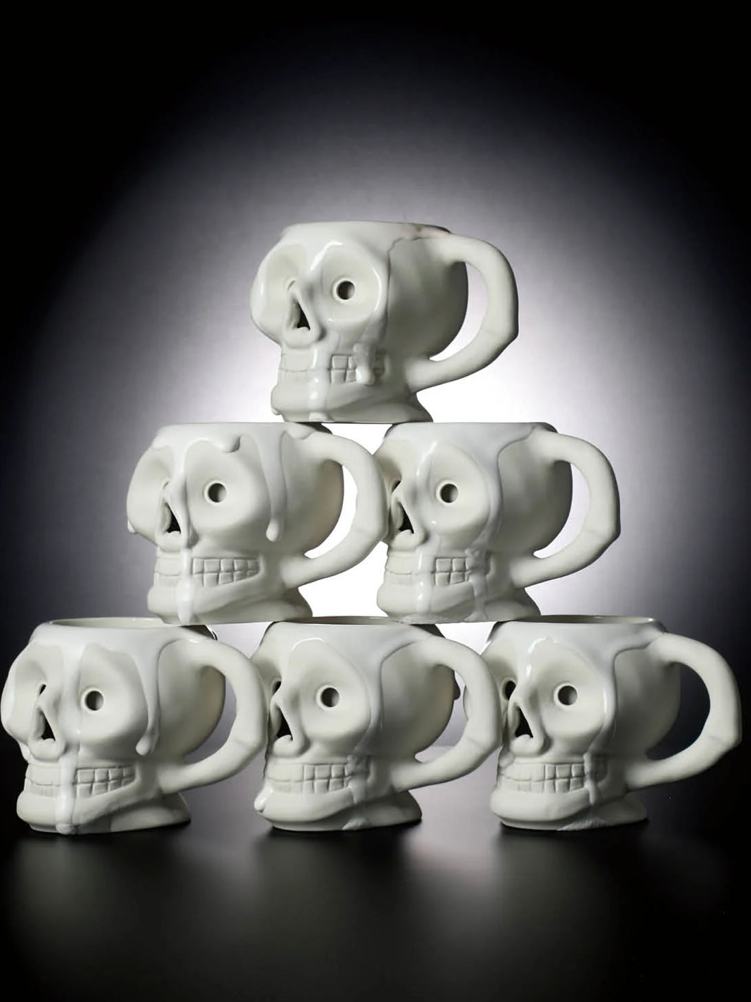 Attractions x 波佐見焼 - SKULL MUG - White