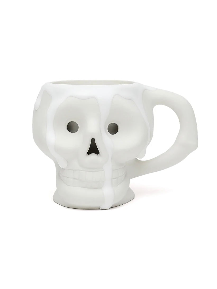 Attractions x 波佐見焼 - SKULL MUG - White