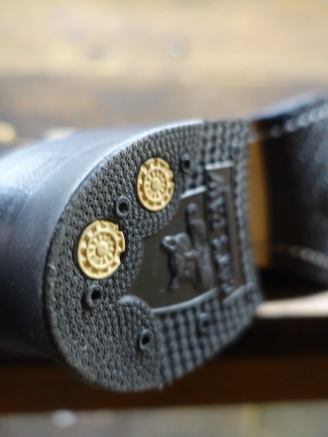DC4 x KEYSTONE Special Collaboration - Horsebutt Engineer Boots -Brass Buckles