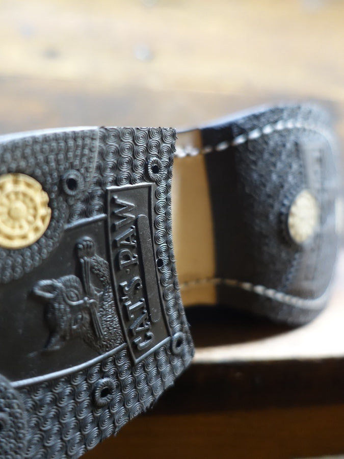 DC4 x KEYSTONE Special Collaboration - Horsebutt Engineer Boots -Brass Buckles