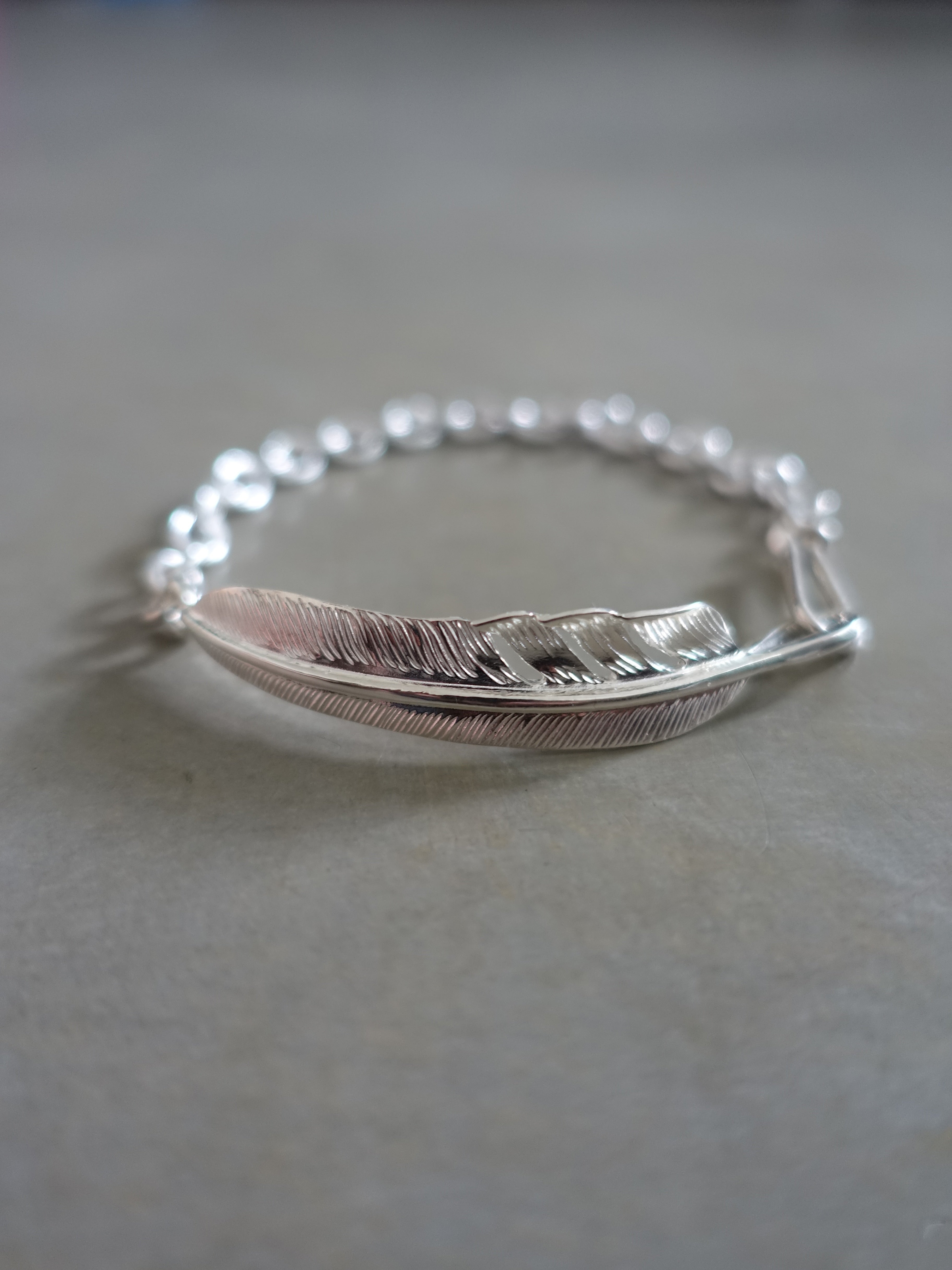 BR-151 - Kazekiri Feather Chain Bracelet
