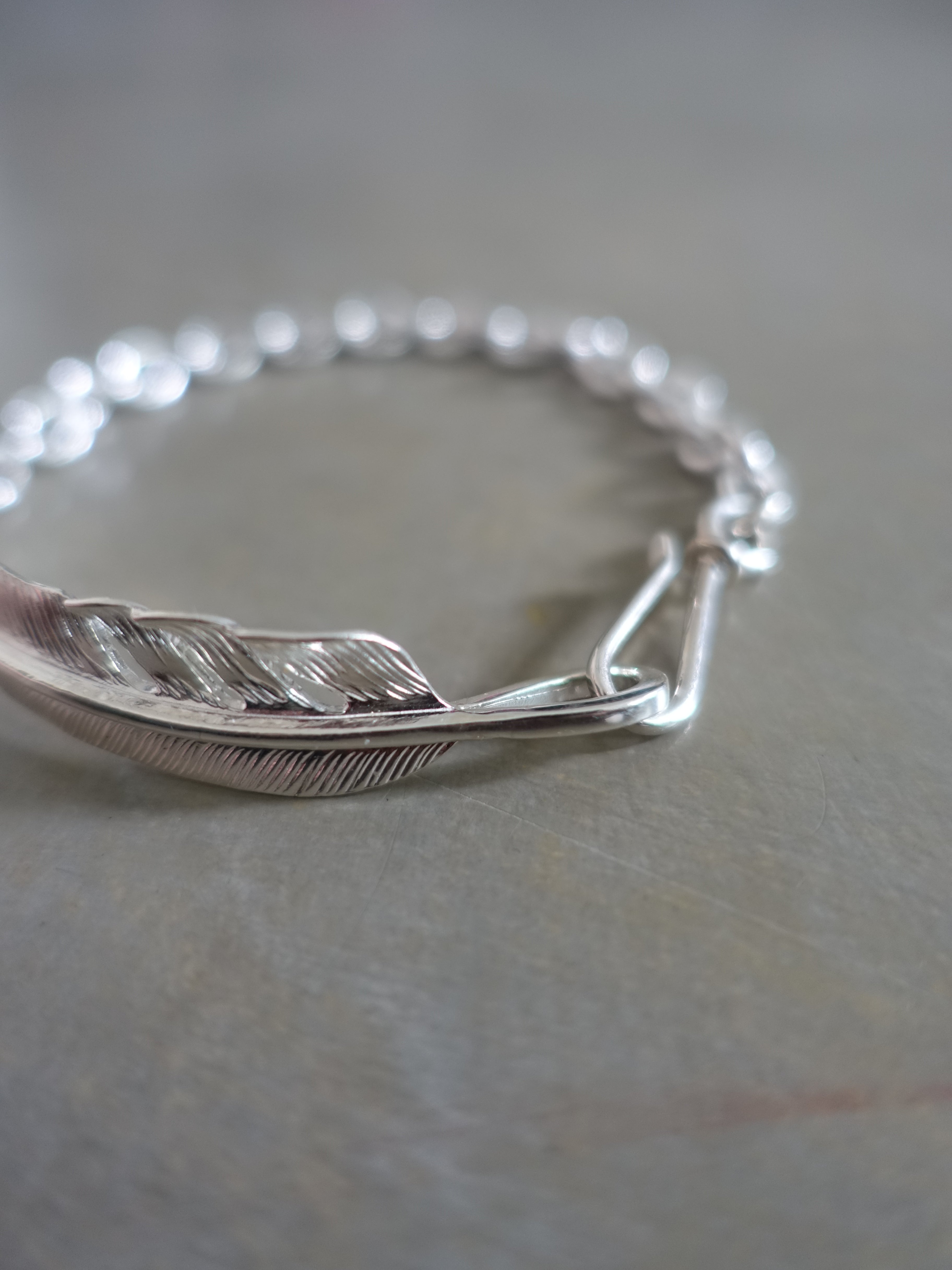 BR-151 - Kazekiri Feather Chain Bracelet