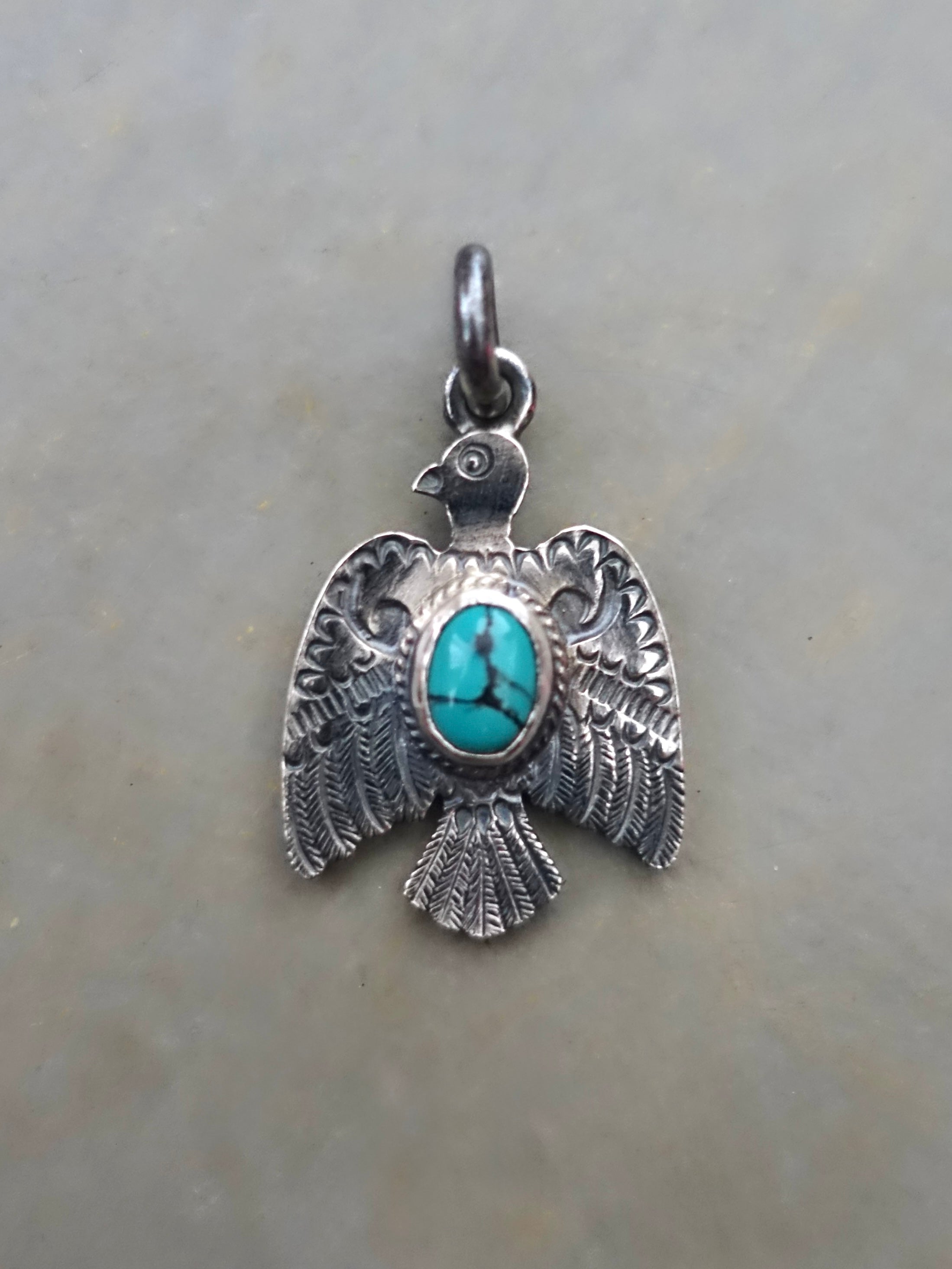 P-493 - Thunderbird top with turquoise M