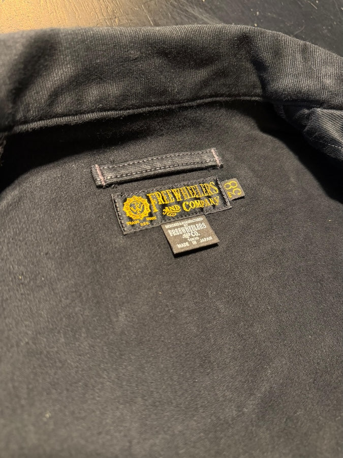 "DECK WORKER JACKET" - 1940~1950s U.S.NAVY MILITARY IMAGE CLOTHING - Jet Black