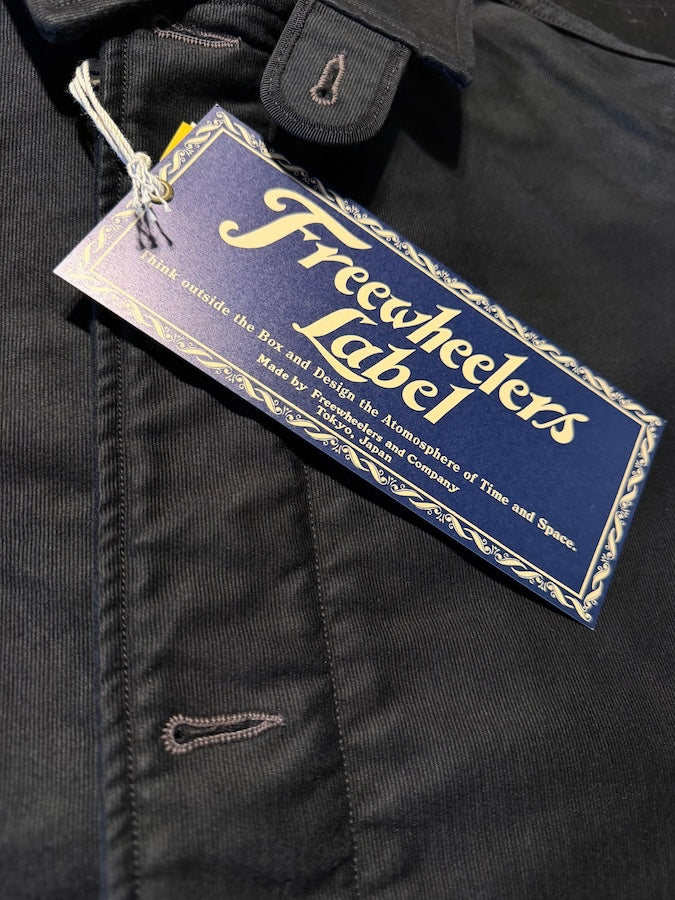 "DECK WORKER JACKET" - 1940~1950s U.S.NAVY MILITARY IMAGE CLOTHING - Jet Black