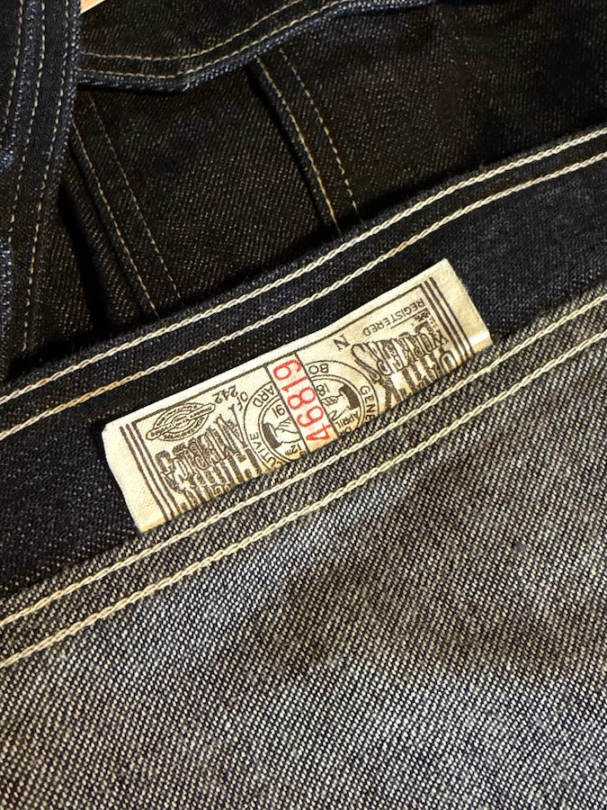 "BIRNER" 1930 - 1940's Mechanic Shirt - UNION SPECIAL OVERALLS - 8.5oz Indigo Denim