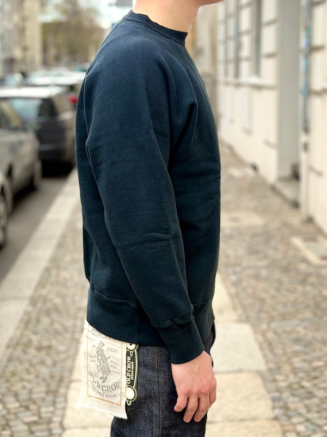 AKOM x GLAD HAND & CO. - Vintage Freedom Sleeve Sweathirt from 1950 - Black