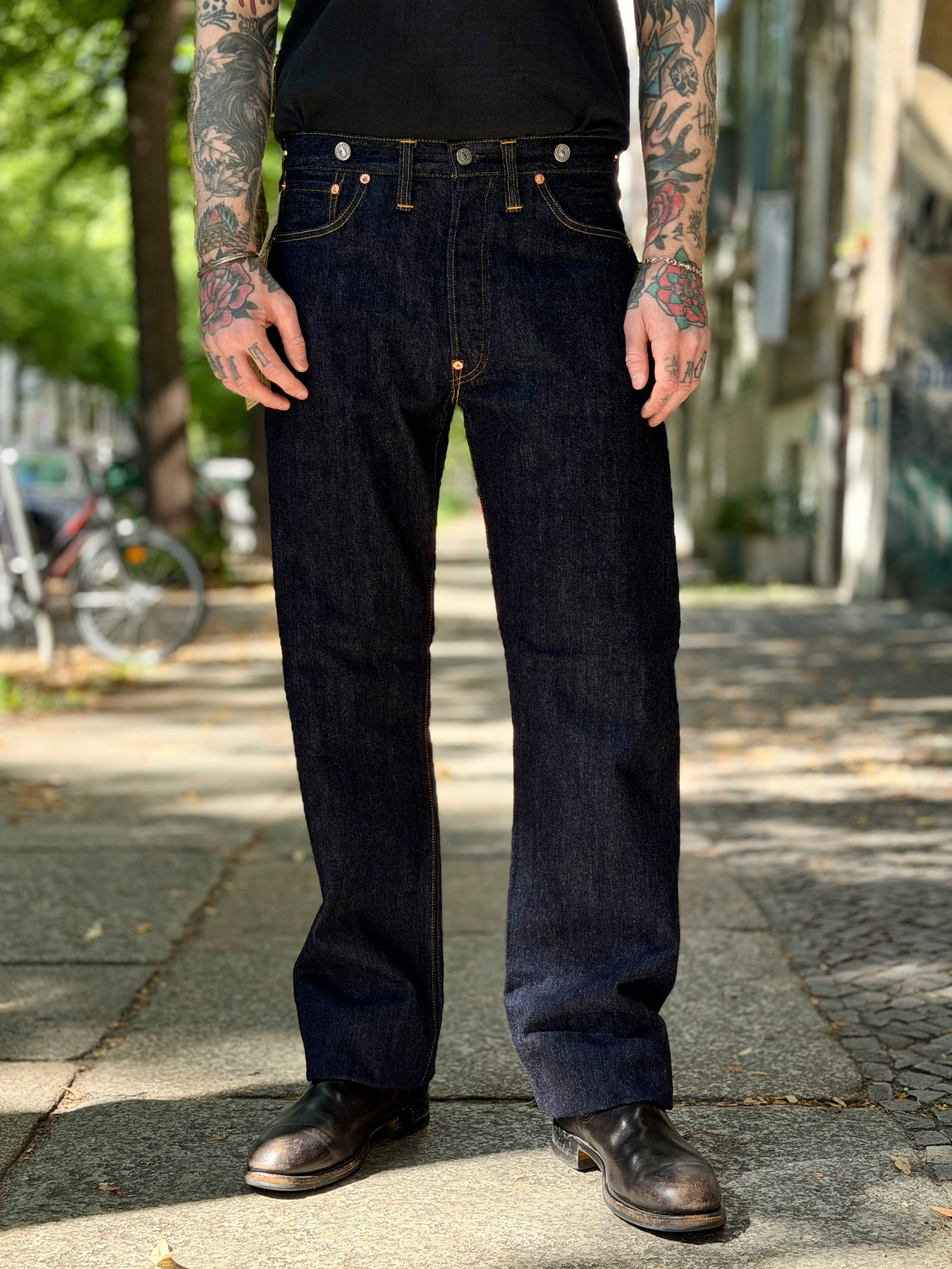 "Lot 601 XX 1941" - 5 Pocket Jeans - Earliest WWII Era Reproduction Model - Original 14oz Indigo Denim
