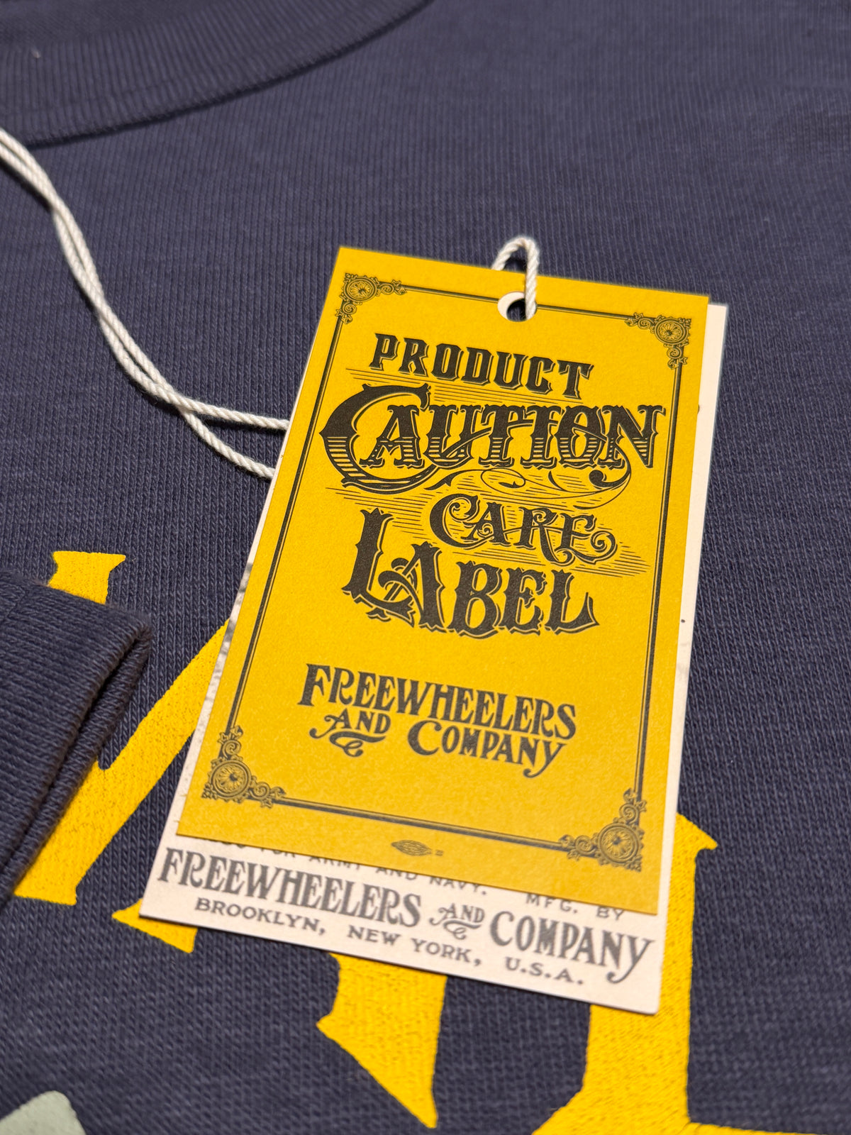 " MIDWAY HIGH POWER GAS " - Vintage Style Medium Weight Jersey "40s POWER WEAR PRINTED LABEL"