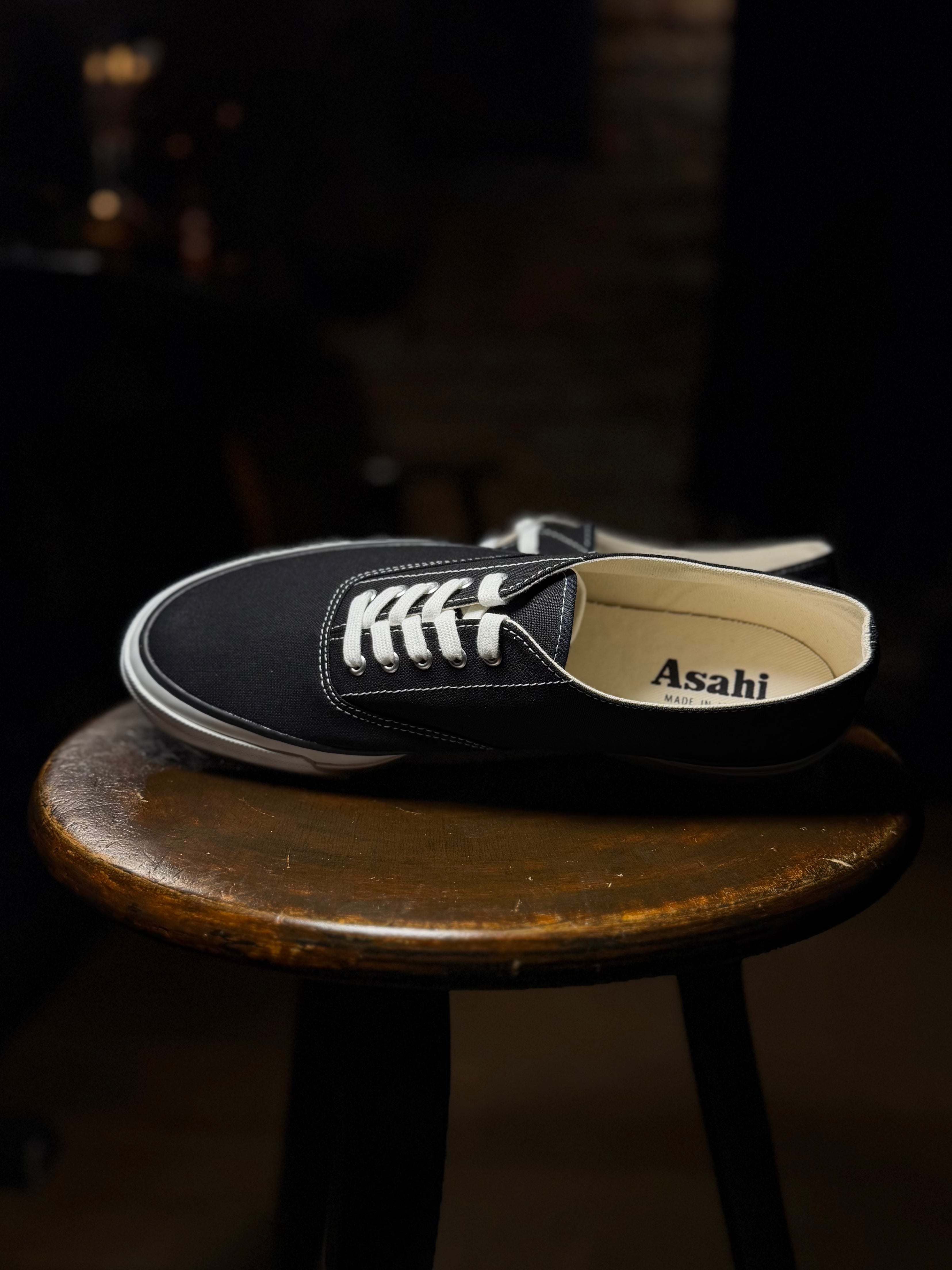041 - DECK SHOES CANVAS - M014 Black