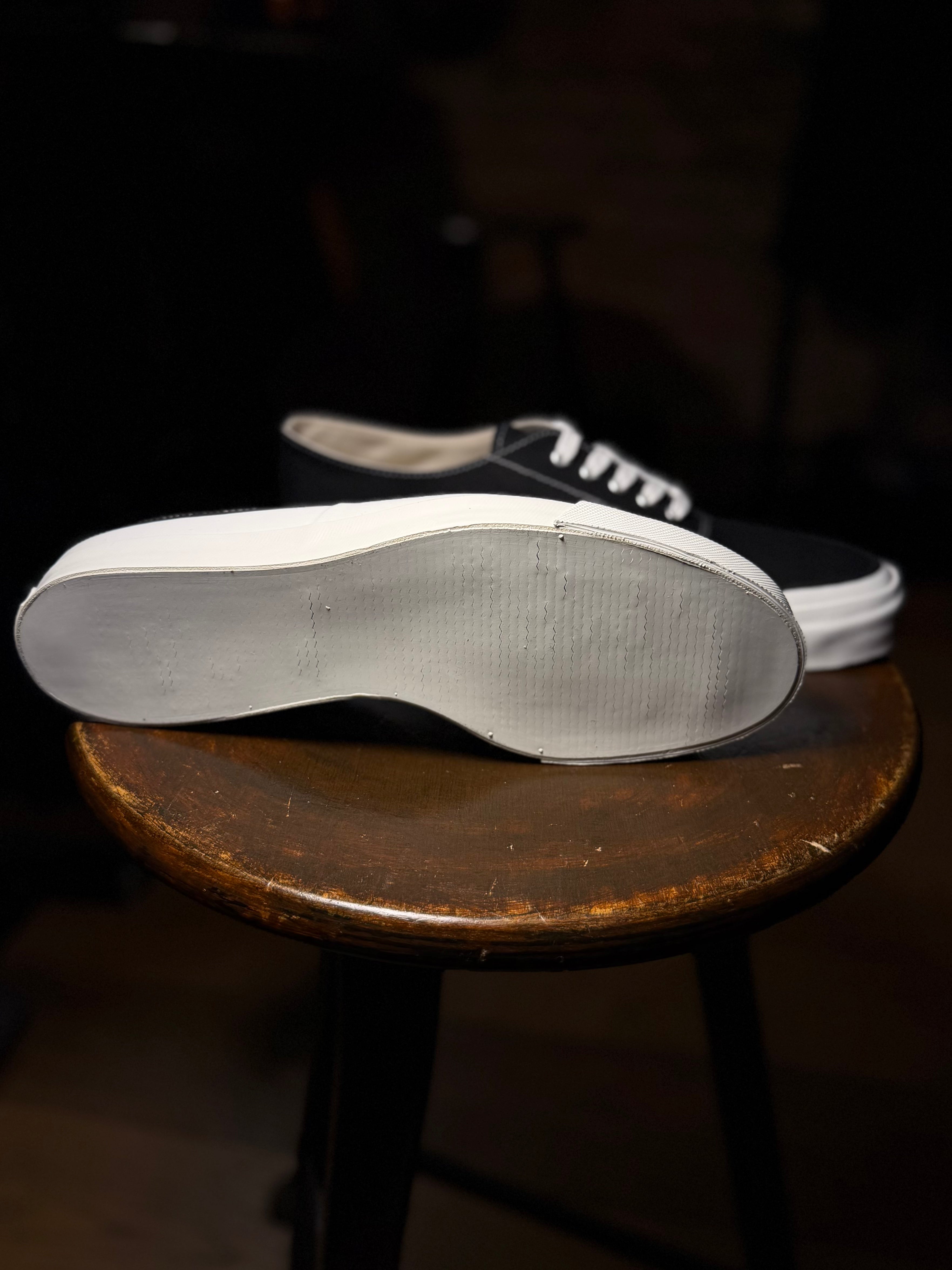 041 - DECK SHOES CANVAS - M014 Black