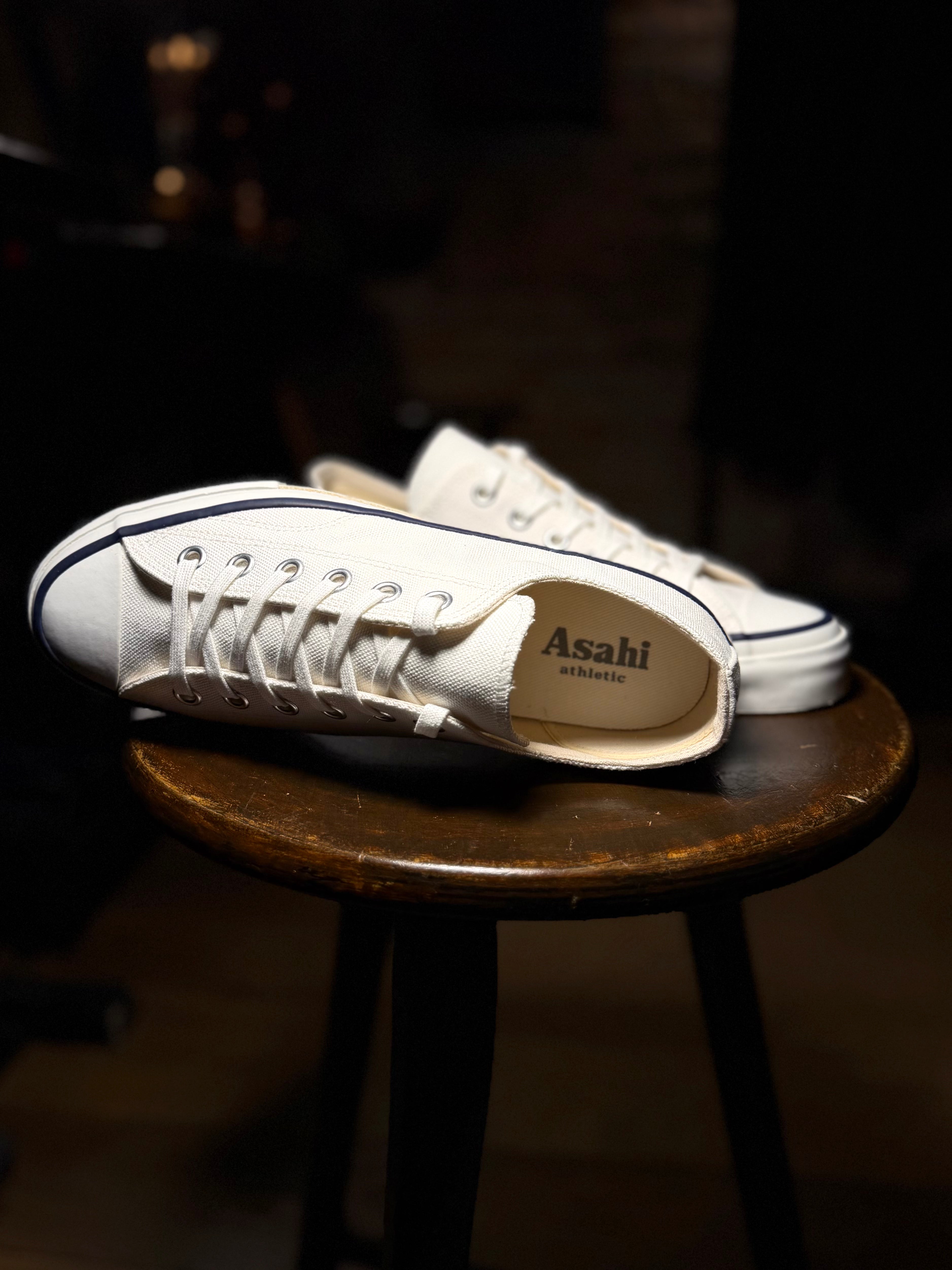 046 - ATHLETIC SHOES CANVAS - White