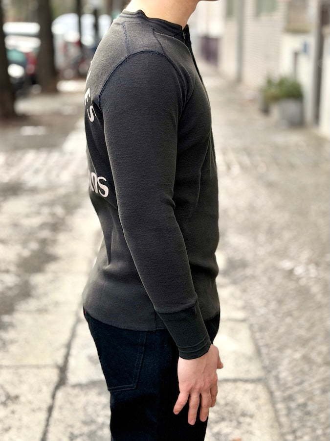 OLD CROW by Glad Hand & Co. -BLACKBIRDS - L/S HENRY T-SHIRTS - Black