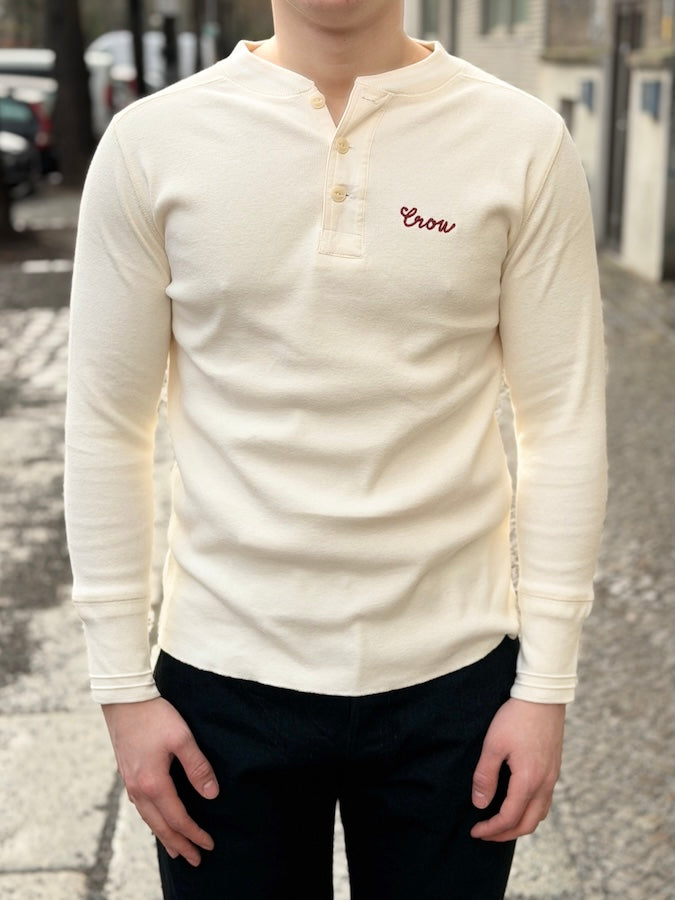 OLD CROW by Glad Hand & Co. -BLACKBIRDS - L/S HENRY T-SHIRTS - White