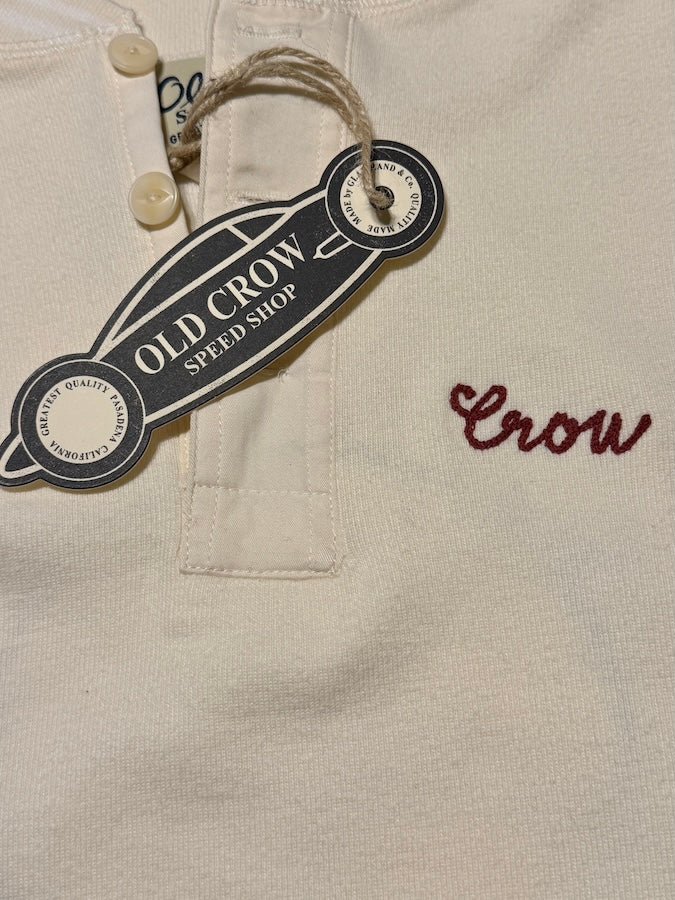 OLD CROW by Glad Hand & Co. -BLACKBIRDS - L/S HENRY T-SHIRTS - White