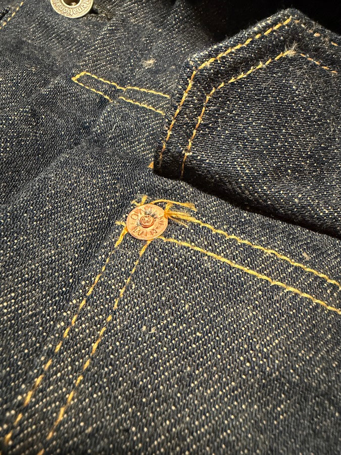 01507L-Ishikawadai Type I Jacket - 15oz Selvedge Denim
