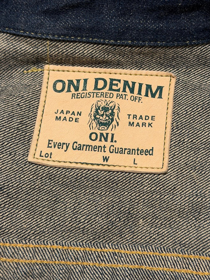 01507L-Ishikawadai Type I Jacket - 15oz Selvedge Denim