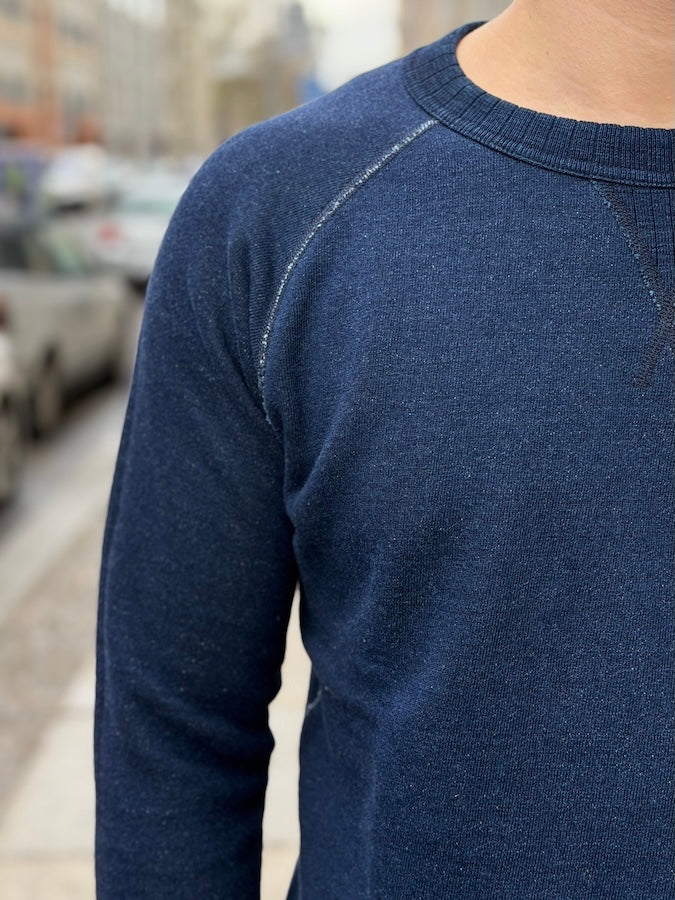 5409-ID - Indigo Dyed Yarn - Raglan Sweatshirt