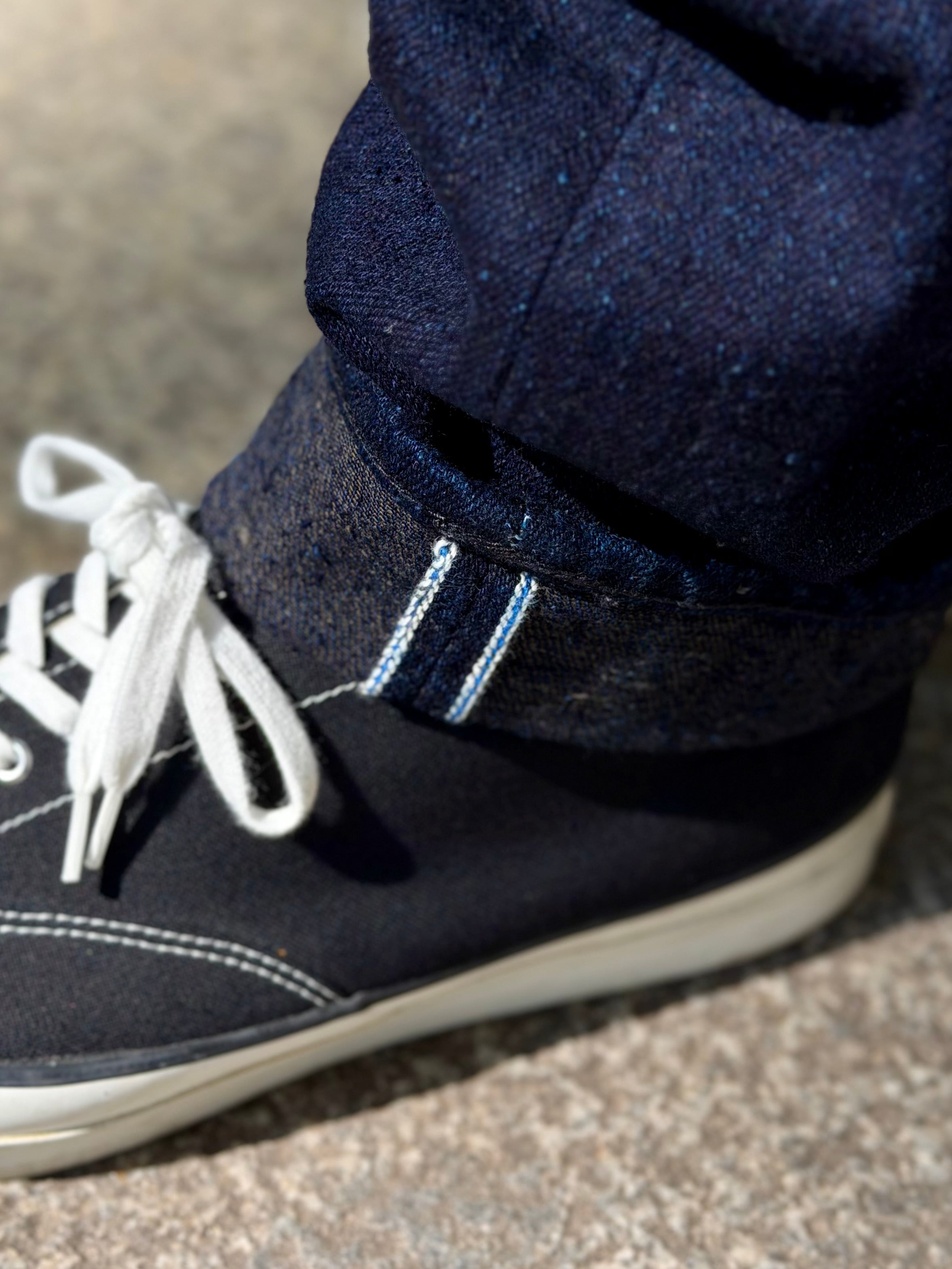 DNP-019-IDSM - 16oz Double Nep Indigo-Sumi Selvedge Denim - Relaxed Tapered