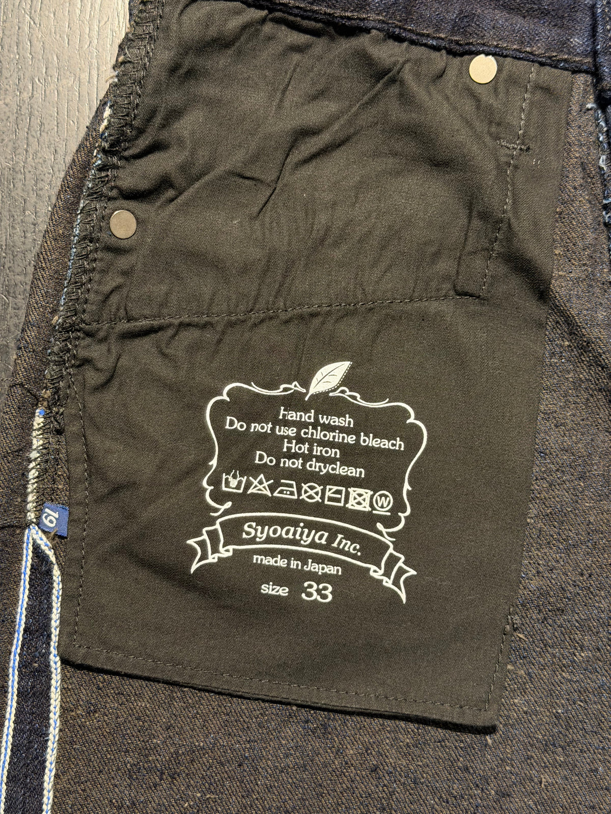 DNP-019-IDSM - 16oz Double Nep Indigo-Sumi Selvedge Denim - Relaxed Tapered