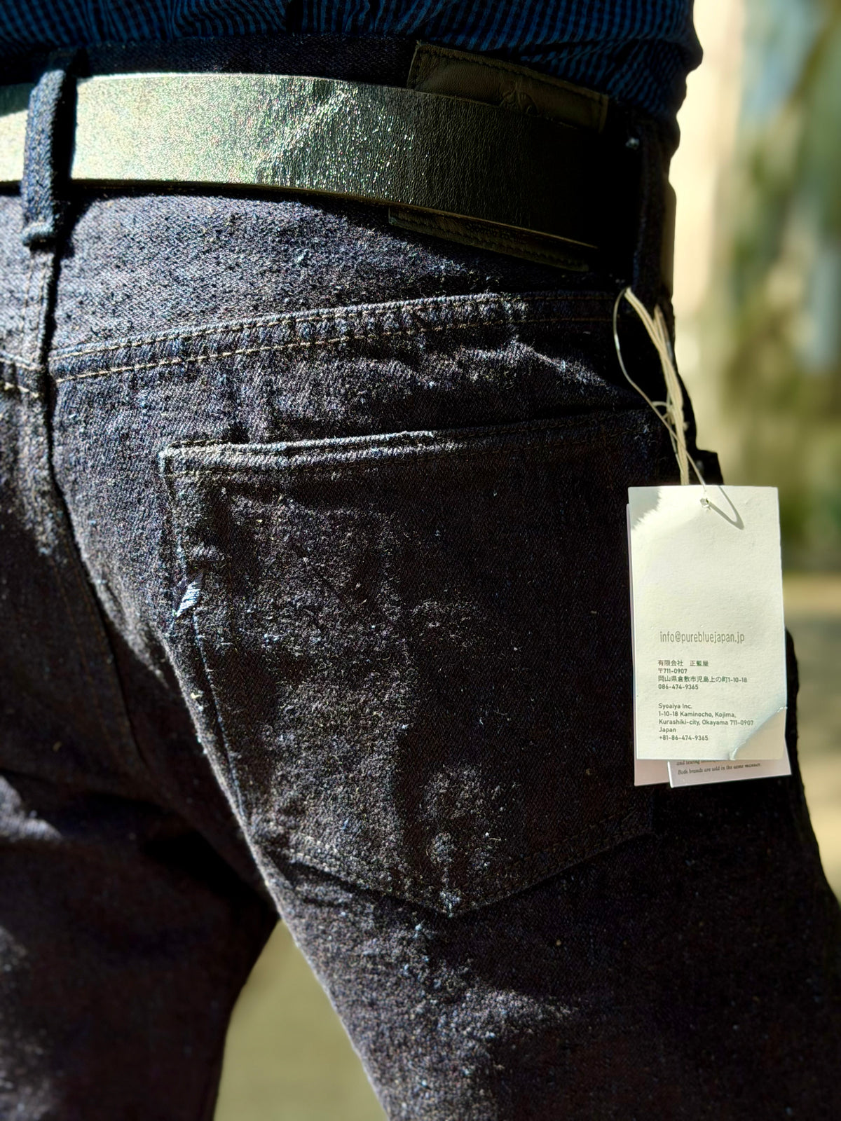 DNP-019-IDSM - 16oz Double Nep Indigo-Sumi Selvedge Denim - Relaxed Tapered