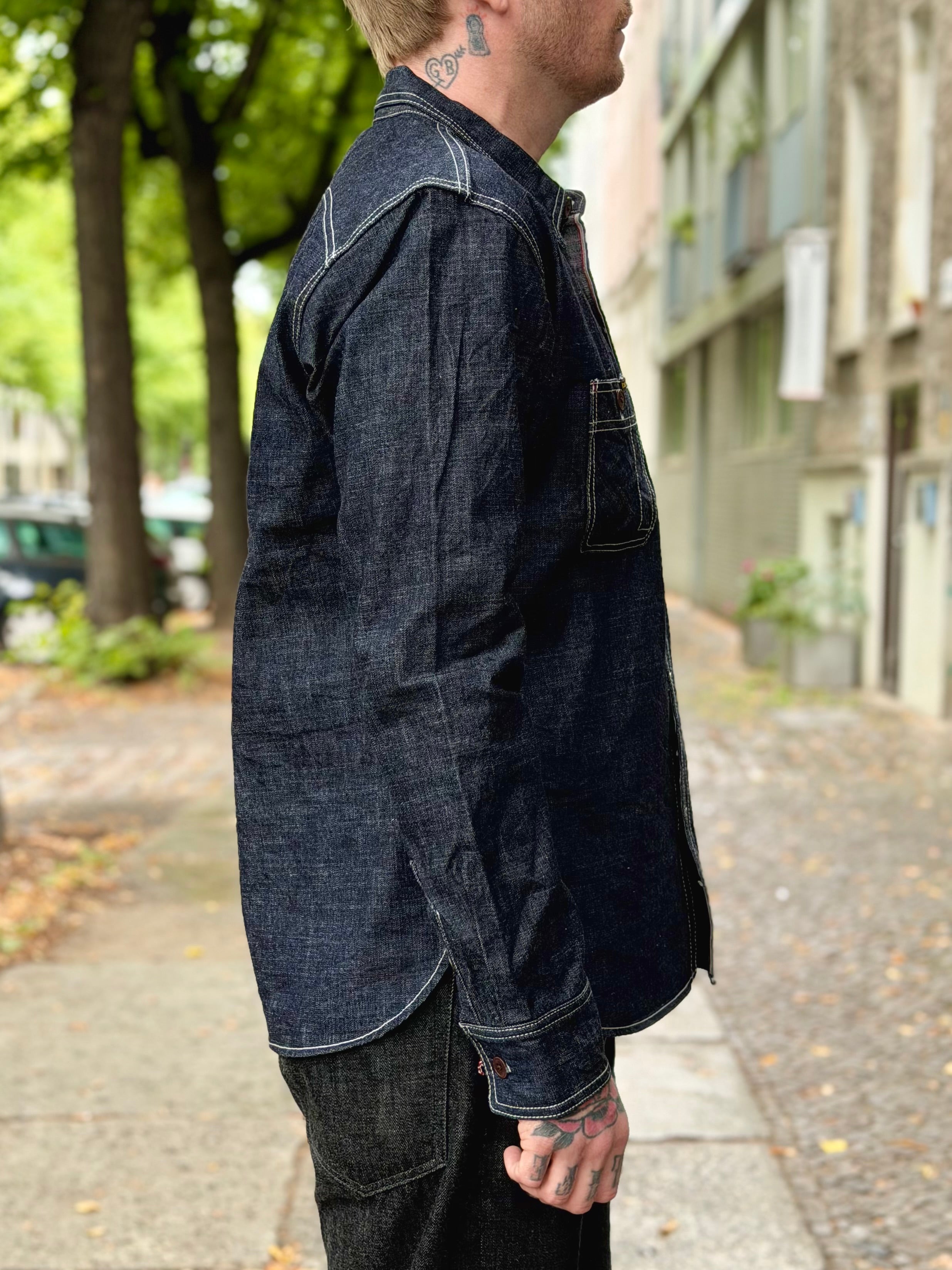 SGS001 - 10oz Slub Selvedge Denim - Work Shirt