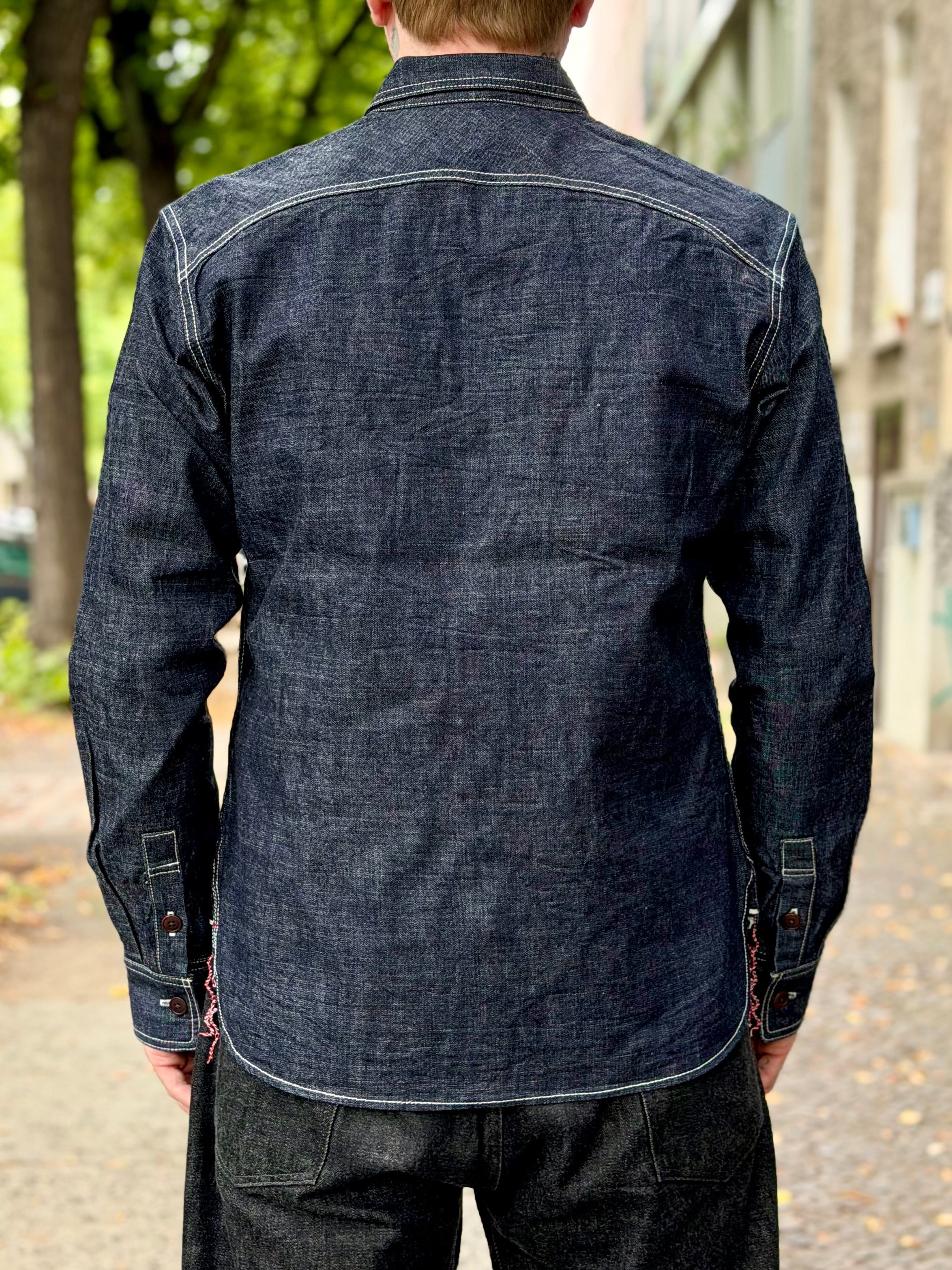 SGS001 - 10oz Slub Selvedge Denim - Work Shirt