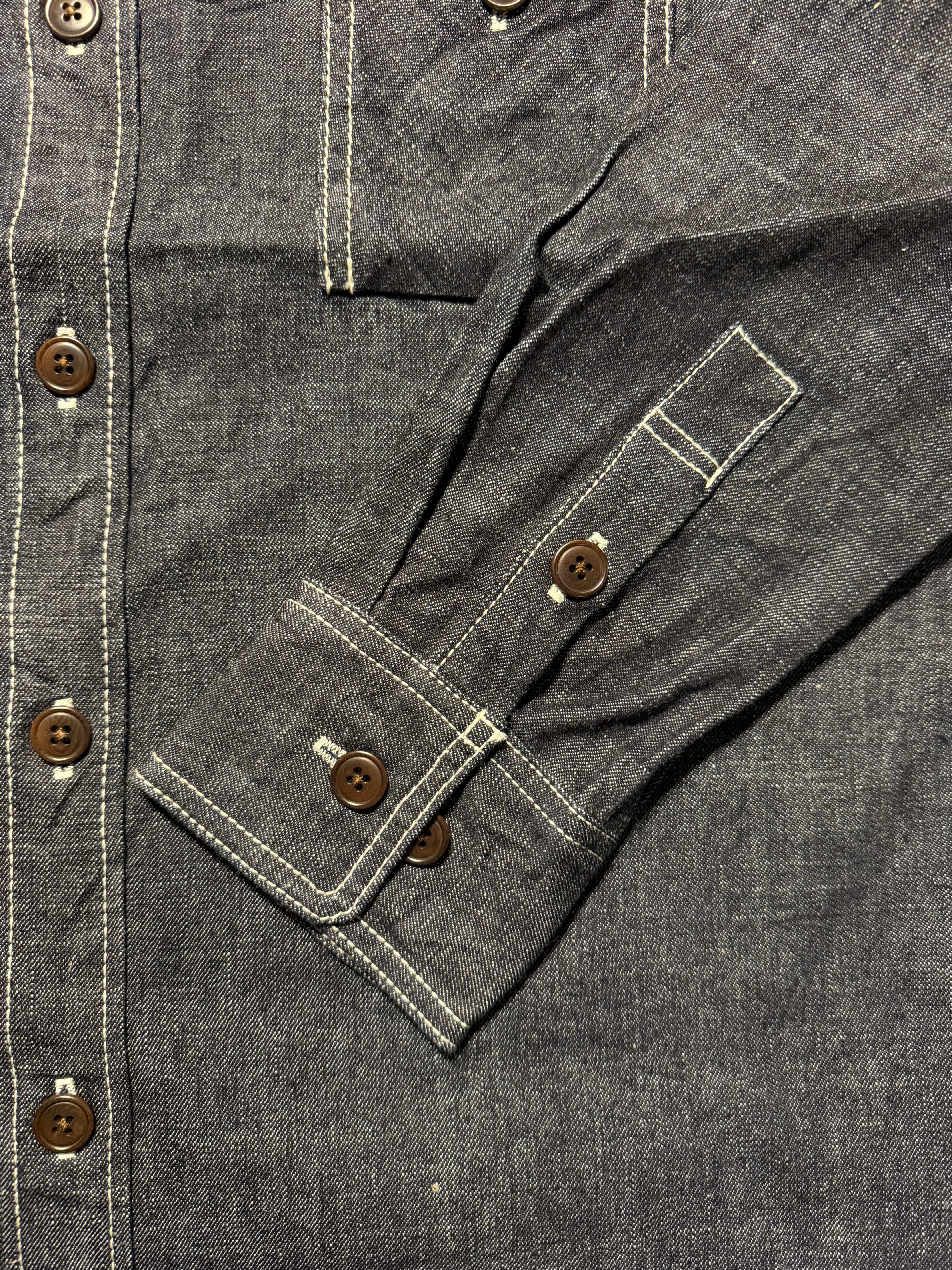 SGS001 - 10oz Slub Selvedge Denim - Work Shirt