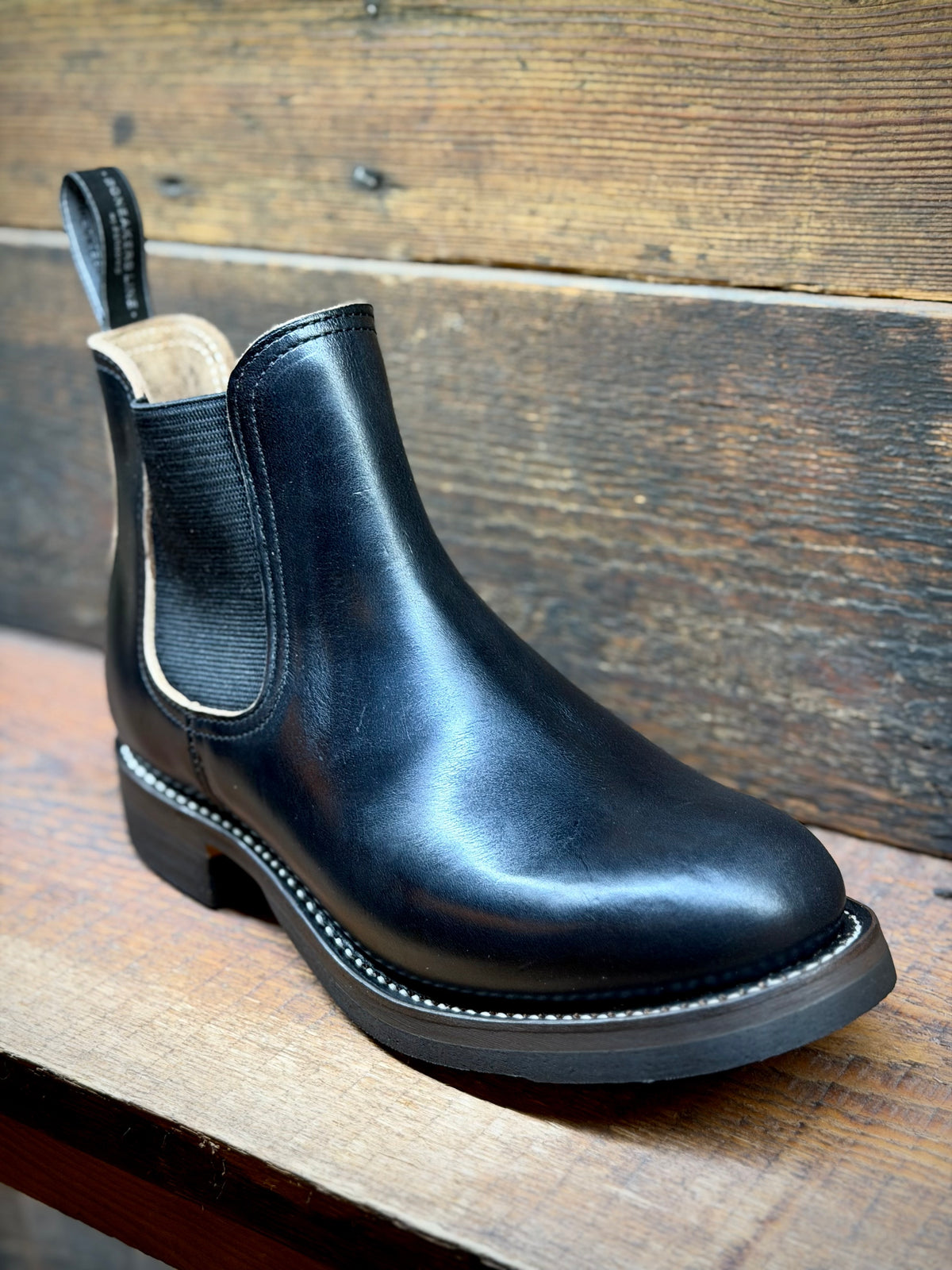 Side Gore Boots x Dr.Sole - BSG-1 Boneakers Line - Teacore Black