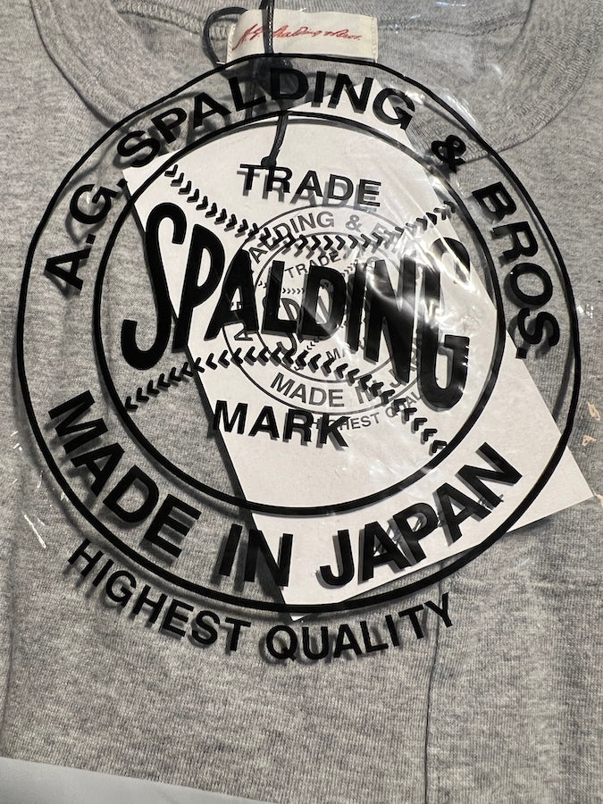 A.G.SPALDING & BROS - CLASSIC 2-PACK POCKET T-SHIRTS - Grey