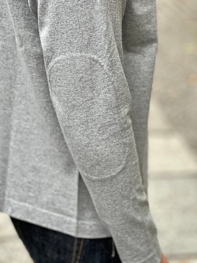 A.G.SPALDING & BROS - Loopwheeled Long Sleeve - COTTON JERSEY FOOTBALL SHIRT - Grey