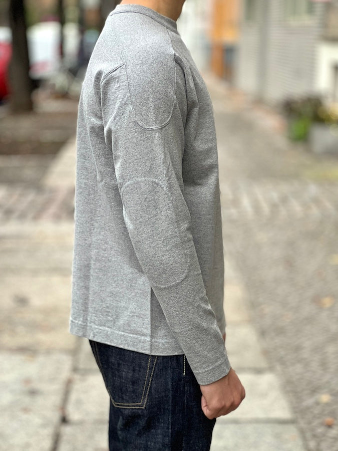 A.G.SPALDING & BROS - Loopwheeled Long Sleeve - COTTON JERSEY FOOTBALL SHIRT - Grey