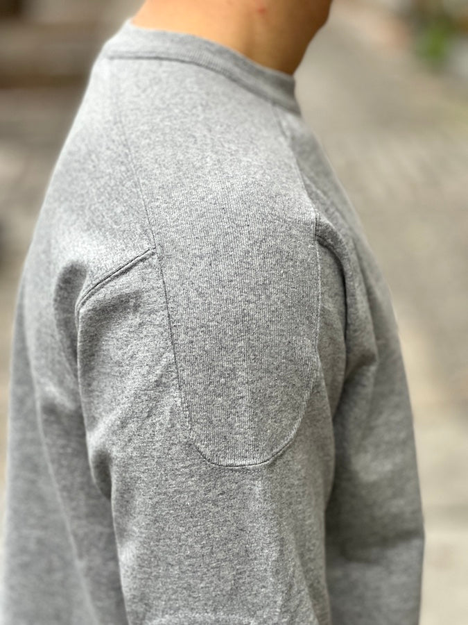 A.G.SPALDING & BROS - Loopwheeled Long Sleeve - COTTON JERSEY FOOTBALL SHIRT - Grey