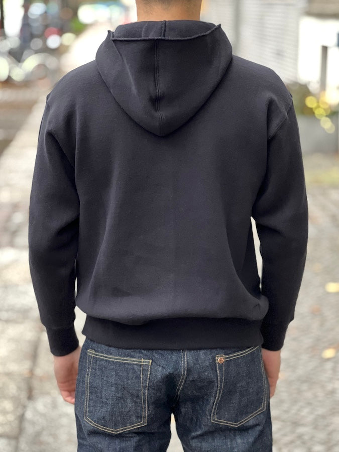 A.G.SPALDING & BROS - Loopwheeled Sweatshirt - SIDE-LINE PARKA - Black