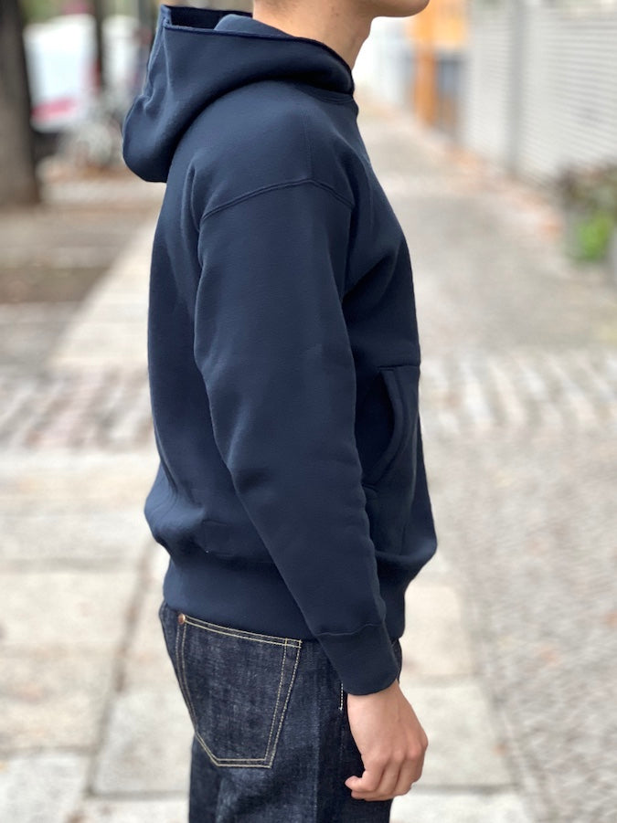 A.G.SPALDING & BROS - Loopwheeled Sweatshirt - SIDE-LINE PARKA - Navy