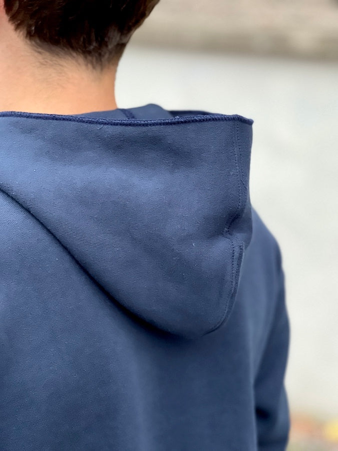 A.G.SPALDING & BROS - Loopwheeled Sweatshirt - SIDE-LINE PARKA - Navy