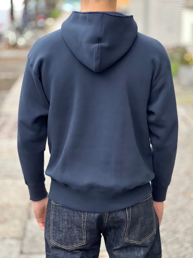 A.G.SPALDING & BROS - Loopwheeled Sweatshirt - SIDE-LINE PARKA - Navy