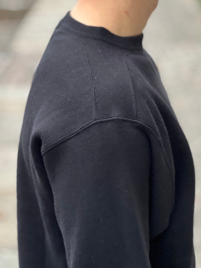 A.G.SPALDING & BROS - Loopwheeled Sweatshirt - FOOTBALL SHIRT - Black