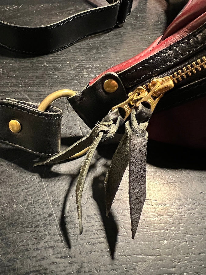 Chromexcel Leather FANNY PACK - Burgundy