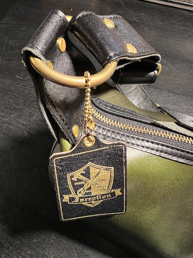 Chromexcel Leather BANANA BAG - Olive